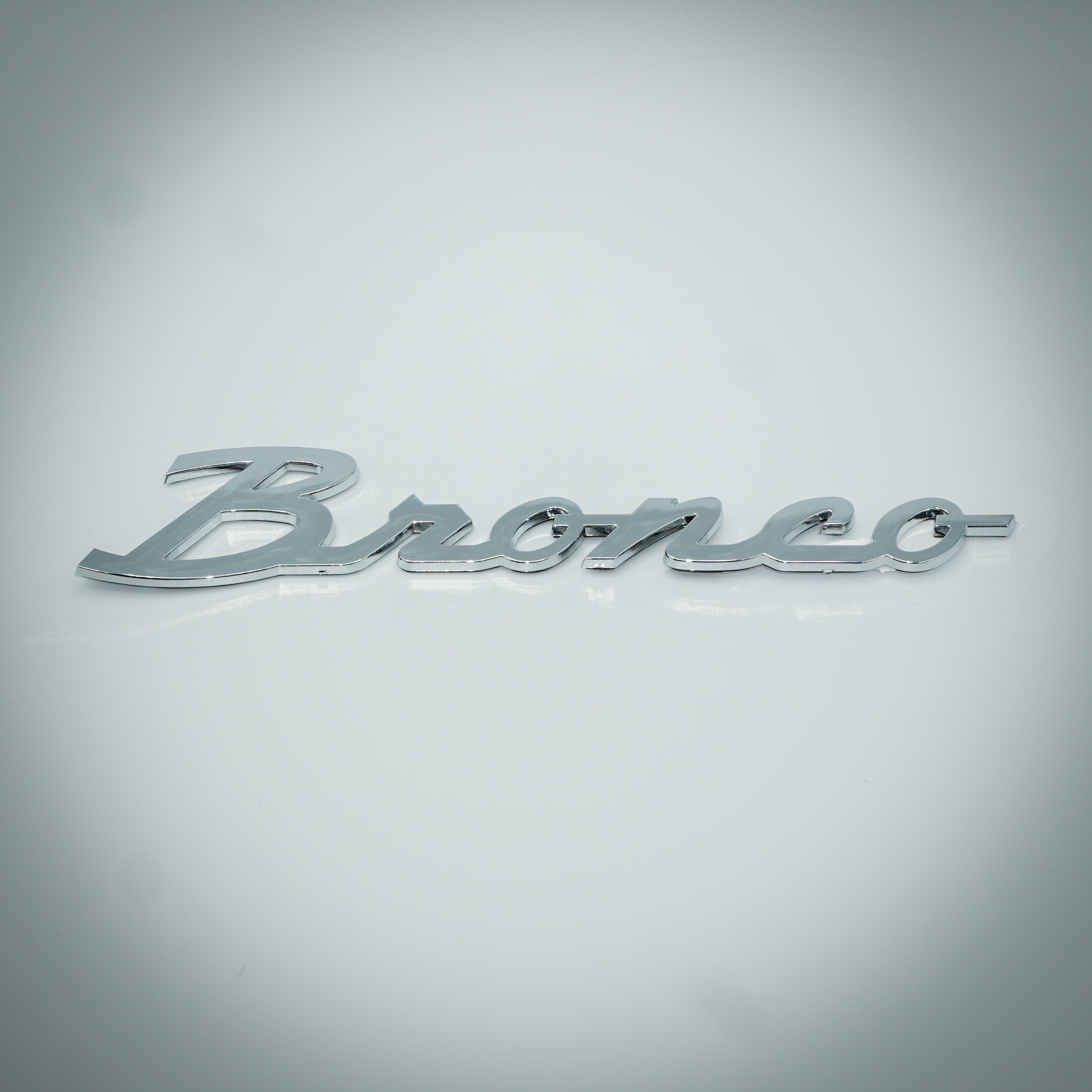 Ford Bronco Custom Emblems (2) - Bronco - Chrome Finish
